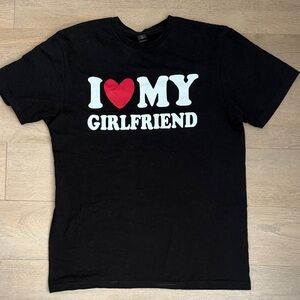 Gildan Black 'I Love My Girlfriend' Tee